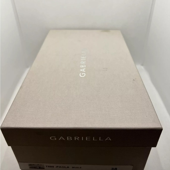 Gabriella Women’s Leather Black Fur Ball Fluffy Toe Pom Pom Bow Shoes Flats - Picture 10 of 10